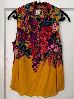 Anthropologie Meadow Rue size S sleeveless top